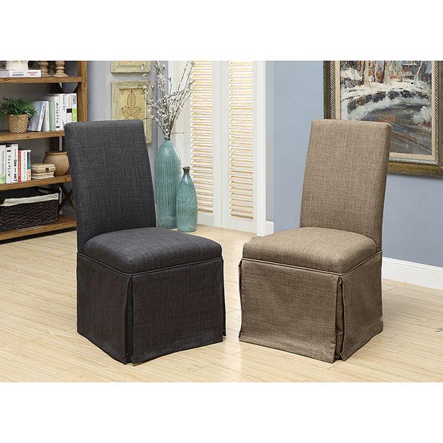 Kortrijk Side Chair Brown - Furniture 4 Less Outlet (Salinas,CA)
