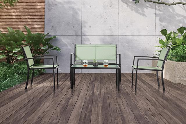 Ibiza 4 Pc. Sling Set K D Green - Furniture 4 Less Outlet (Salinas,CA)