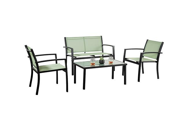 Ibiza 4 Pc. Sling Set K D Green - Furniture 4 Less Outlet (Salinas,CA)