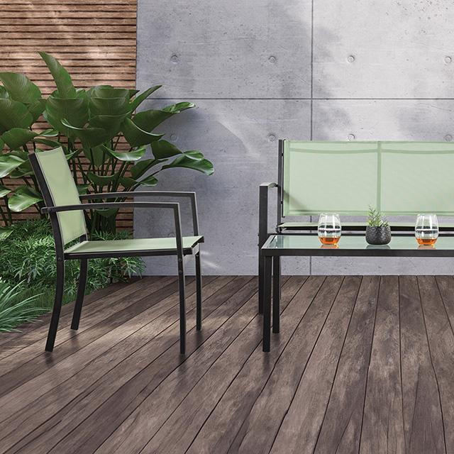 Ibiza 4 Pc. Sling Set K D Green - Furniture 4 Less Outlet (Salinas,CA)