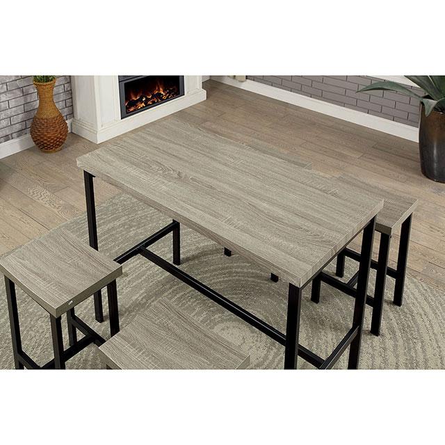 Vilvoorde 5 Pc. Counter Ht. Table Set - Furniture 4 Less Outlet (Salinas,CA)