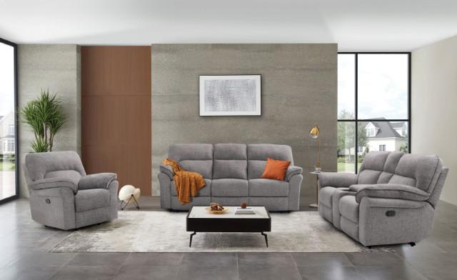 JOSIAS Sofa, Light Gray Fabric - Furniture 4 Less Outlet (Salinas,CA)