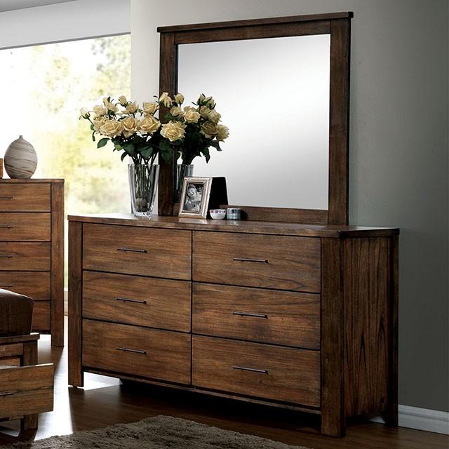 ELKTON Oak Mirror - Furniture 4 Less Outlet (Salinas,CA)