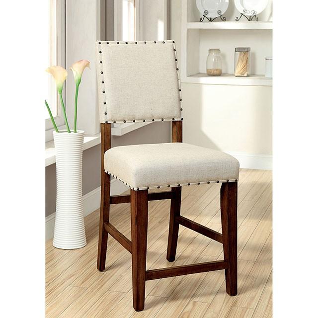 SANIA Rustic Oak Counter Ht. Chair (2/CTN) - Furniture 4 Less Outlet (Salinas,CA)