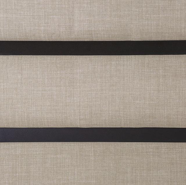 Berenice Espresso/Beige Cal.King Bed - Furniture 4 Less Outlet (Salinas,CA)