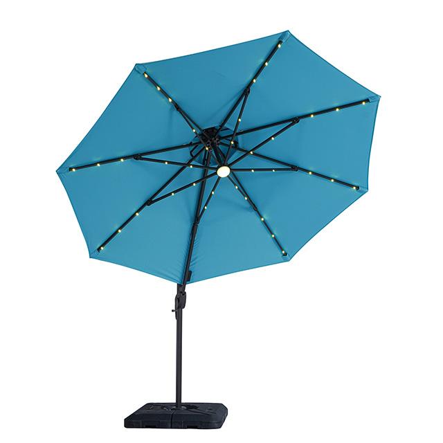 Nuti 10 Ft Round Umbrella w/ LED Light + 37" Large Base - Furniture 4 Less Outlet (Salinas,CA)