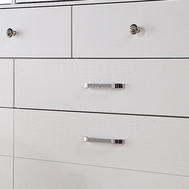 BRACHIUM E.King Bed, White - Furniture 4 Less Outlet (Salinas,CA)