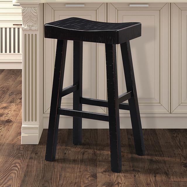 Biasca 29" Stool (2/CTN) White, Brown, & Black - Furniture 4 Less Outlet (Salinas,CA)