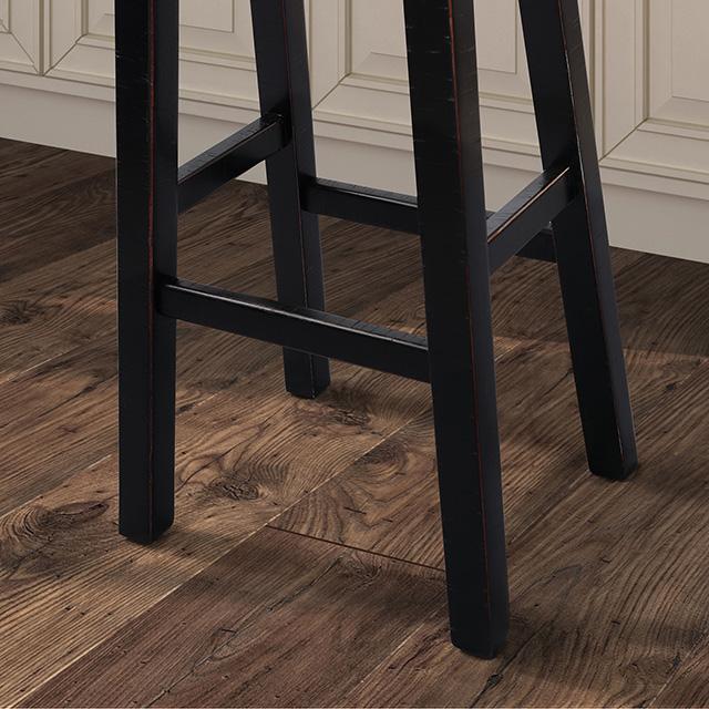Biasca 24" Stool (2/CTN) White, Brown, & Black - Furniture 4 Less Outlet (Salinas,CA)