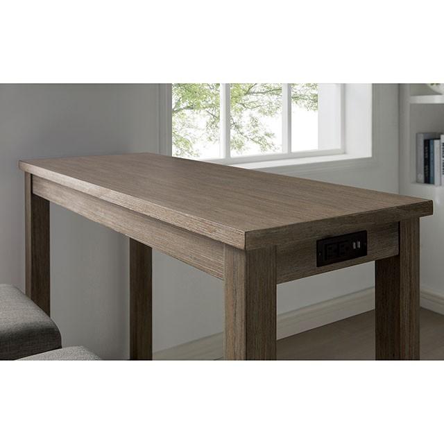 Caerleon 3 & 4 Piece Counter Ht. Set Gray & Blue - Furniture 4 Less Outlet (Salinas,CA)