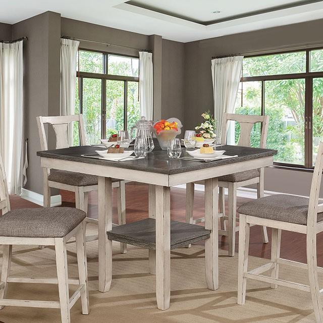 Ann Counter Ht. Table Set - Furniture 4 Less Outlet (Salinas,CA)