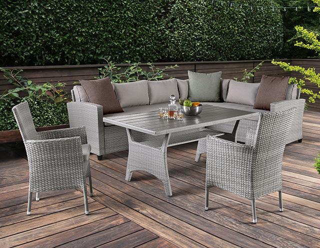 Kimara 3 & 5 Piece. Patio Dining Set - Furniture 4 Less Outlet (Salinas,CA)