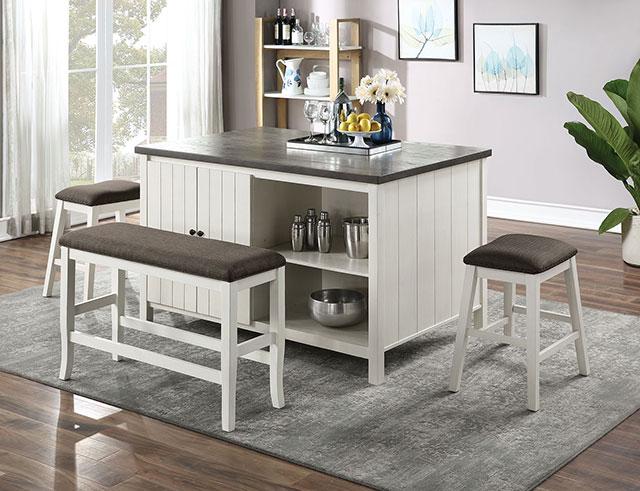 HEIDELBERG Counter Ht. Bench - Furniture 4 Less Outlet (Salinas,CA)