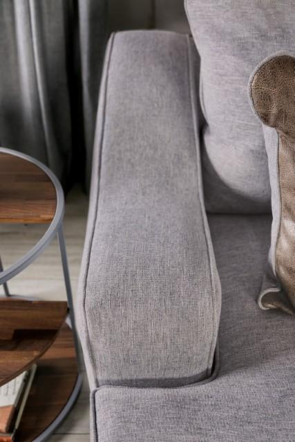 SKYLINE Sofa, Light Gray/Brown - Furniture 4 Less Outlet (Salinas,CA)