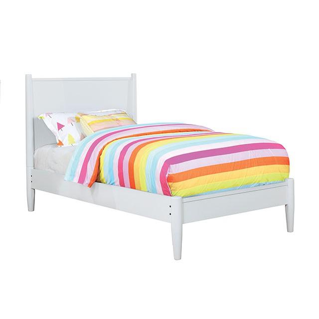 LENNART II Black & White Cal.King, E.King, Full, Queen, Twin Bed - Furniture 4 Less Outlet (Salinas,CA)