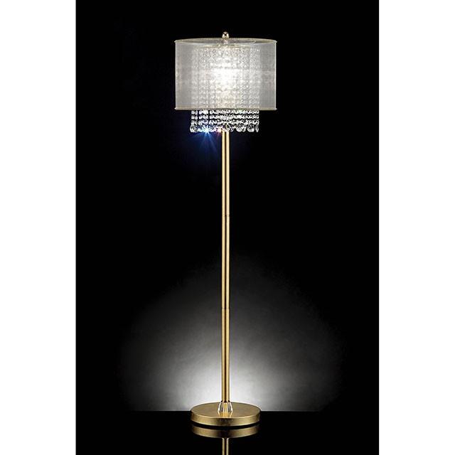 Ana Gold Floor Lamp - Furniture 4 Less Outlet (Salinas,CA)