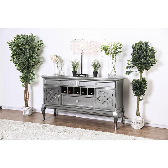 Amina Gray Server - Furniture 4 Less Outlet (Salinas,CA)