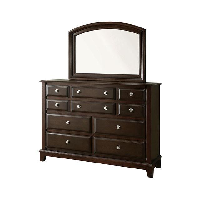 Litchville Brown Cherry Mirror - Furniture 4 Less Outlet (Salinas,CA)