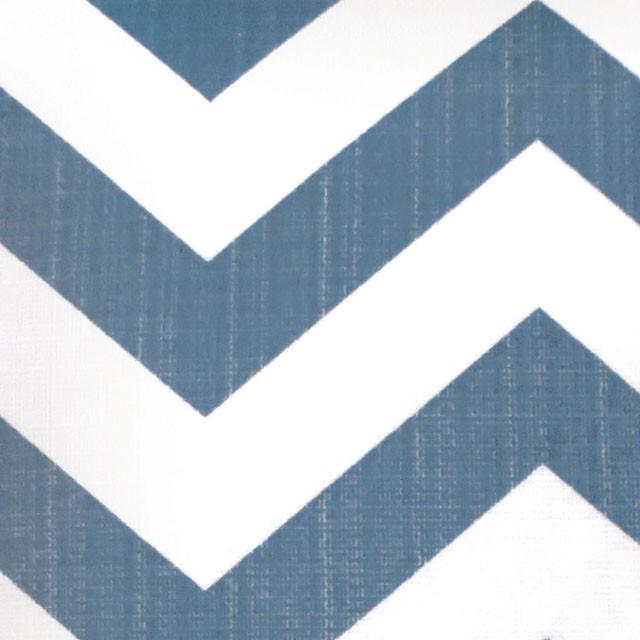 ZOE 18" X 18" Pillow, Blue Chevron (2/CTN) - Furniture 4 Less Outlet (Salinas,CA)