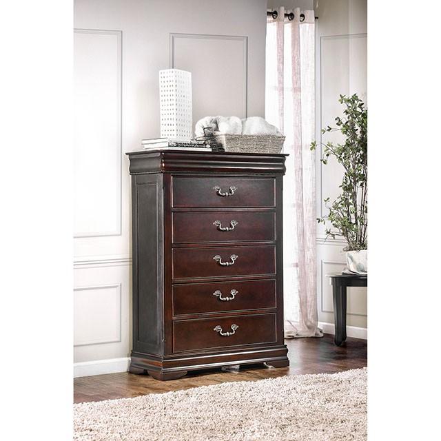 Mandura Cherry Chest - Furniture 4 Less Outlet (Salinas,CA)