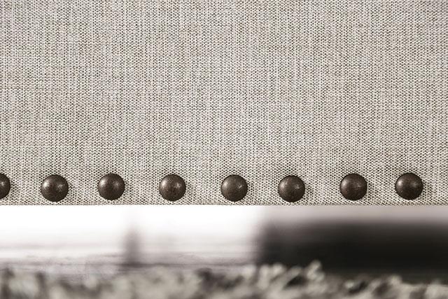 PICOTEE Loveseat, Light Gray/Black - Furniture 4 Less Outlet (Salinas,CA)