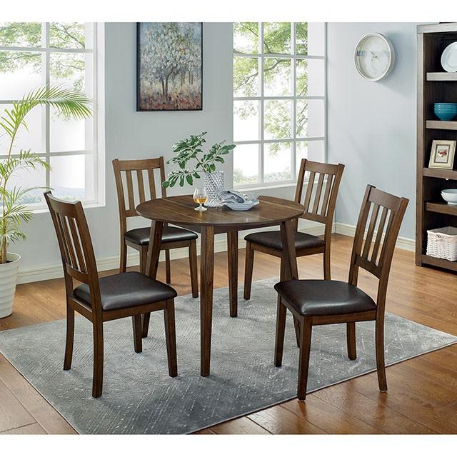 BLACKWOOD 5 Pc. Round Dining Table Set - Furniture 4 Less Outlet (Salinas,CA)