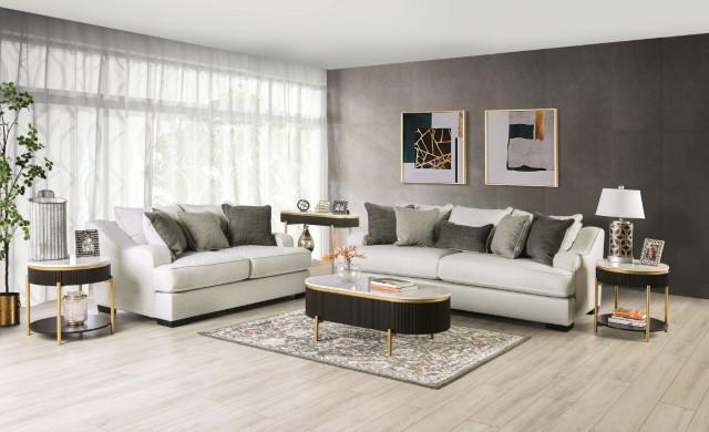 SKYLINE Loveseat, Pewter/Gray - Furniture 4 Less Outlet (Salinas,CA)