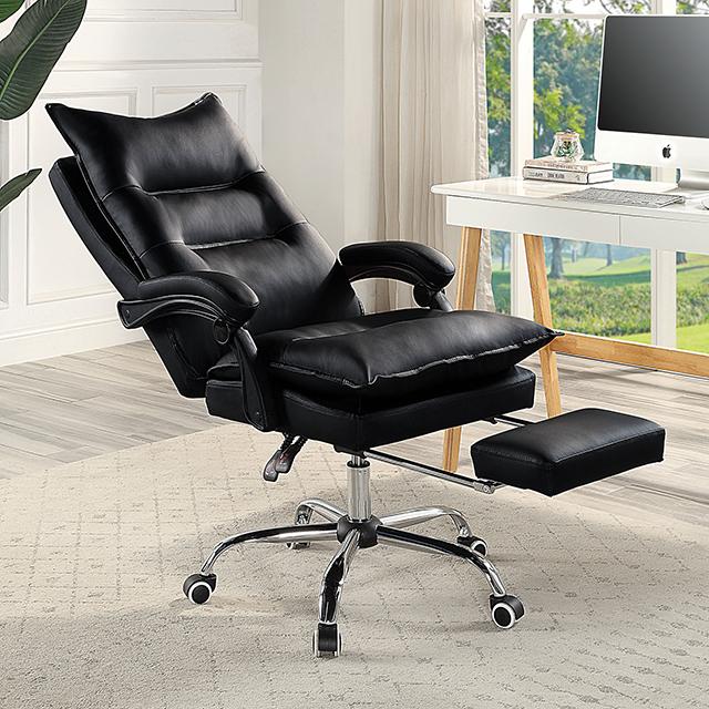 PERCE Office Chair, Black - Furniture 4 Less Outlet (Salinas,CA)
