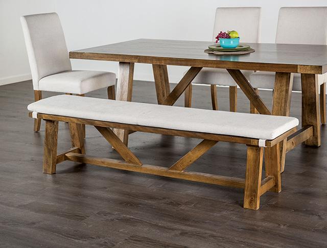 Losone Bench w/ Cushion - Furniture 4 Less Outlet (Salinas,CA)
