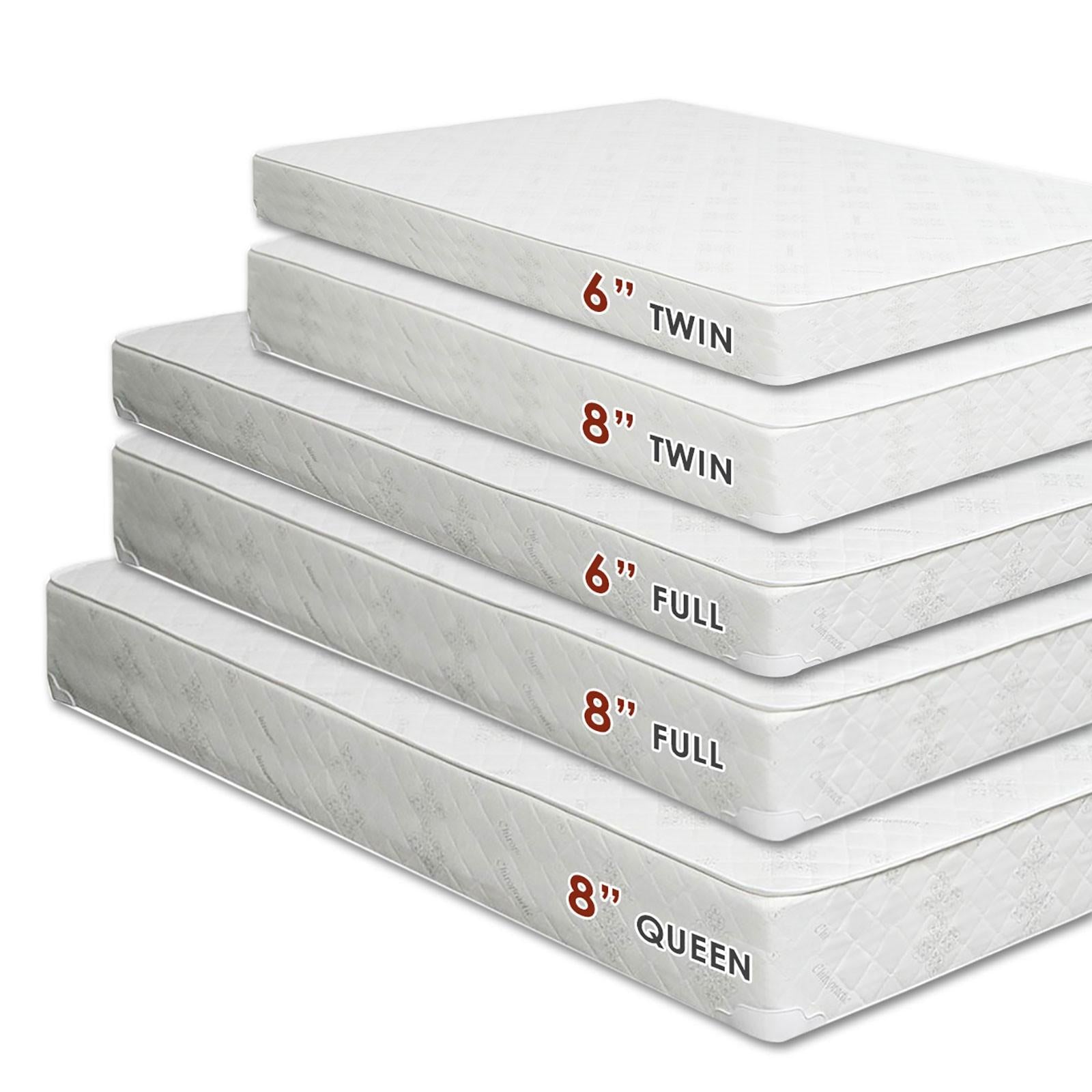 Daisy White 6" Bunkie Board Combo Mattress - Twin XL - Furniture 4 Less Outlet (Salinas,CA)
