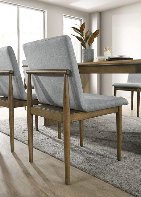 ST GALLEN Side Chair (2/CTN), Natural Tone/Light Gray - Furniture 4 Less Outlet (Salinas,CA)