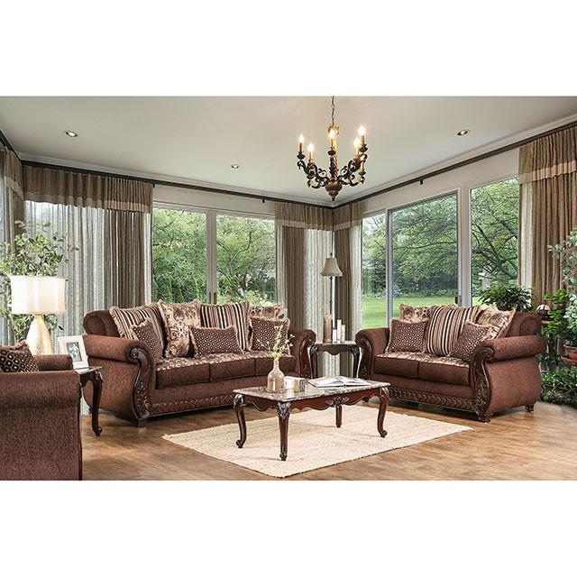 TABITHA Brown Chair, Brown - Furniture 4 Less Outlet (Salinas,CA)