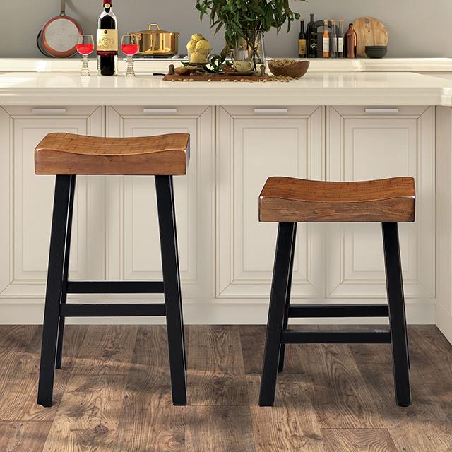 Biasca 24" Stool (2/CTN) - Furniture 4 Less Outlet (Salinas,CA)