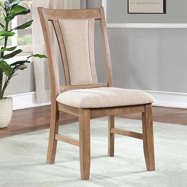 UPMINSTER Side Chair (2/CTN), Natural Tone/Beige - Furniture 4 Less Outlet (Salinas,CA)