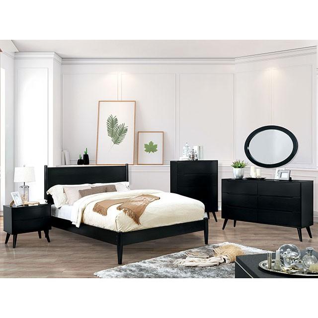 LENNART II Black Cal.King Bed - Furniture 4 Less Outlet (Salinas,CA)