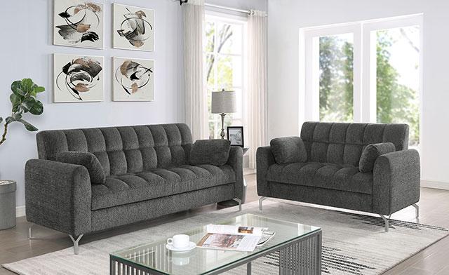 LUPIN Chair, Dark Gray - Furniture 4 Less Outlet (Salinas,CA)