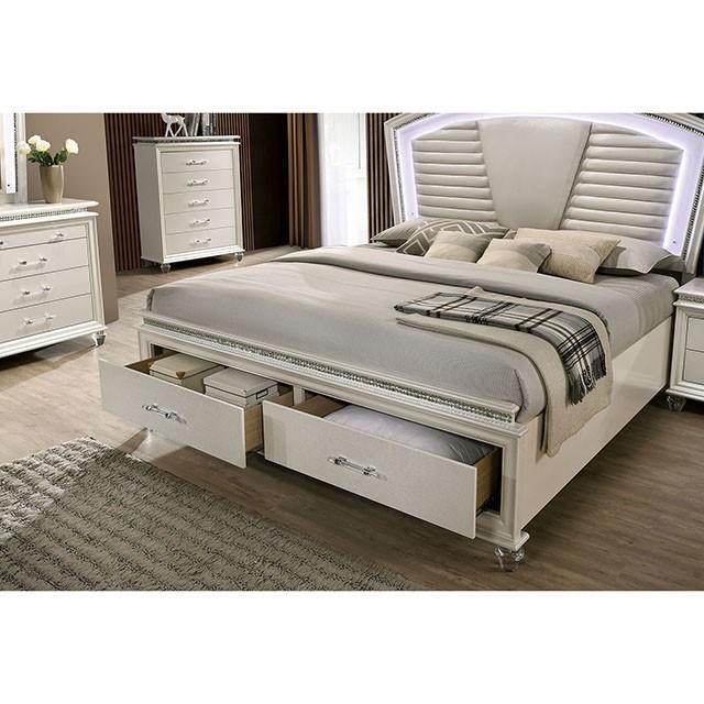 MADDIE Cal.King, E.King, & Queen Bed - Furniture 4 Less Outlet (Salinas,CA)