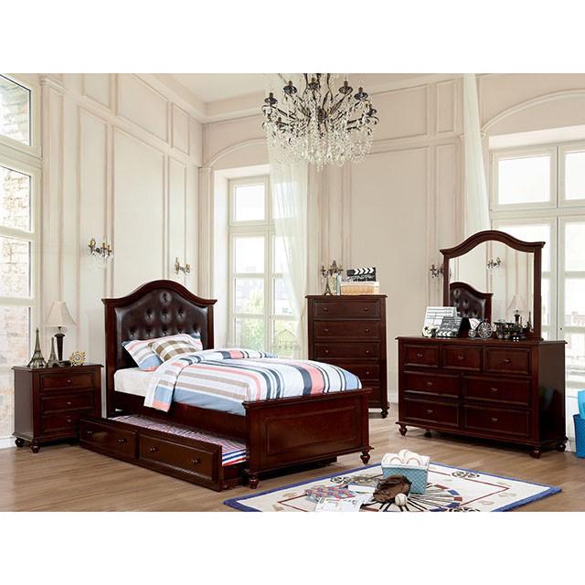 OLIVIA Mirror, Dark Walnut - Furniture 4 Less Outlet (Salinas,CA)