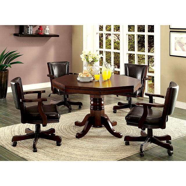 ROWAN Cherry Height-Adjustable Arm Chair - Furniture 4 Less Outlet (Salinas,CA)