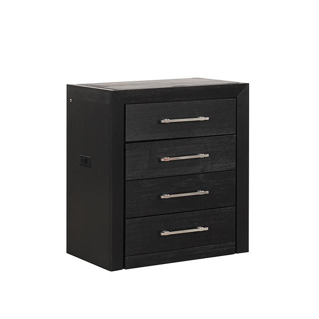 Ashbourne Bedside Vanity Set with Stool Contemporary - Furniture 4 Less Outlet (Salinas,CA)