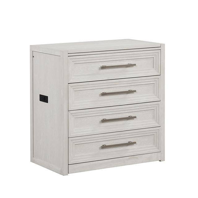 Ashbourne Bedside Vanity Set with Stool Contemporary - Furniture 4 Less Outlet (Salinas,CA)