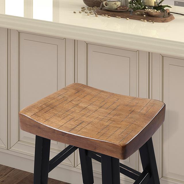 Biasca 29" Stool (2/CTN) White, Brown, & Black - Furniture 4 Less Outlet (Salinas,CA)
