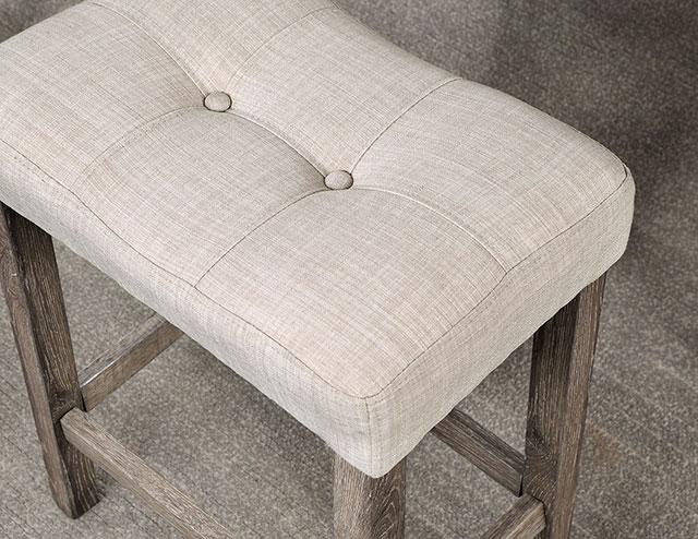 TORREON 5 Pc. Counter Ht. Table Set, Light Gray/Beige - Furniture 4 Less Outlet (Salinas,CA)