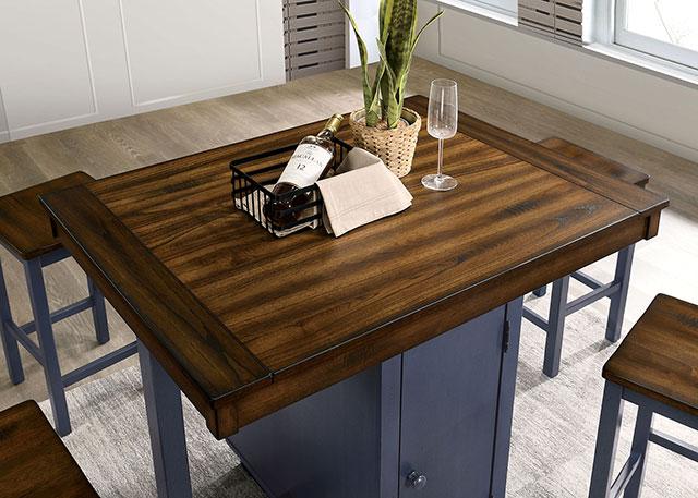 Azurine 5 Pc. Counter Ht. Set - Furniture 4 Less Outlet (Salinas,CA)