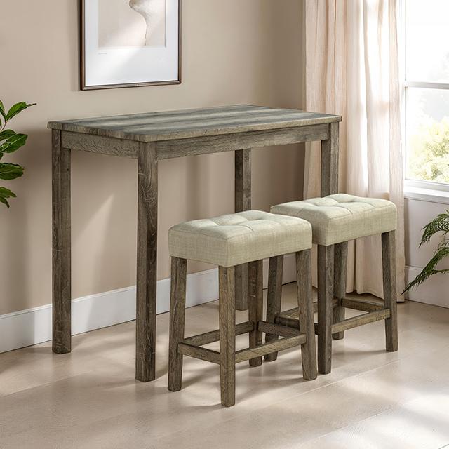 Adelaide 3 Pc. Dining Table Set - Furniture 4 Less Outlet (Salinas,CA)