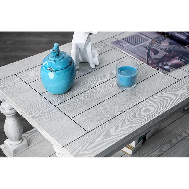 Arlington Antique White Coffee Table - Furniture 4 Less Outlet (Salinas,CA)