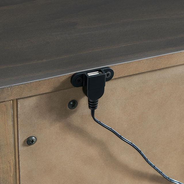 ALAINA Night Stand With USB Plug - Furniture 4 Less Outlet (Salinas,CA)