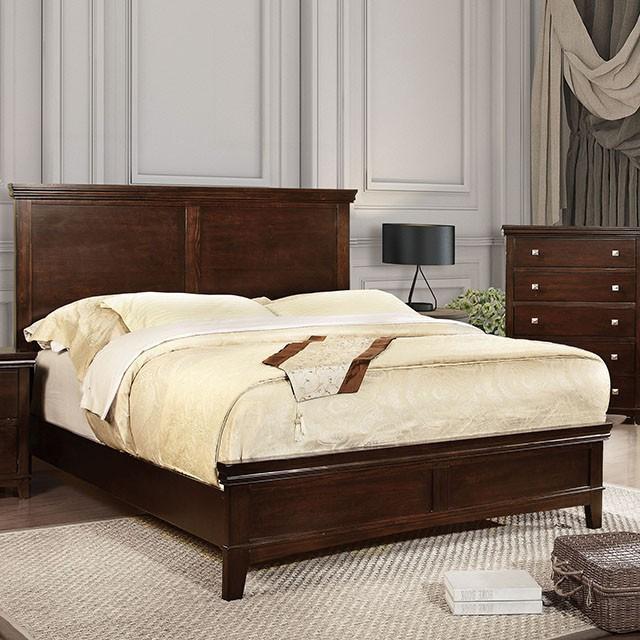 Spruce Bed Chrome & Expresso - Furniture 4 Less Outlet (Salinas,CA)