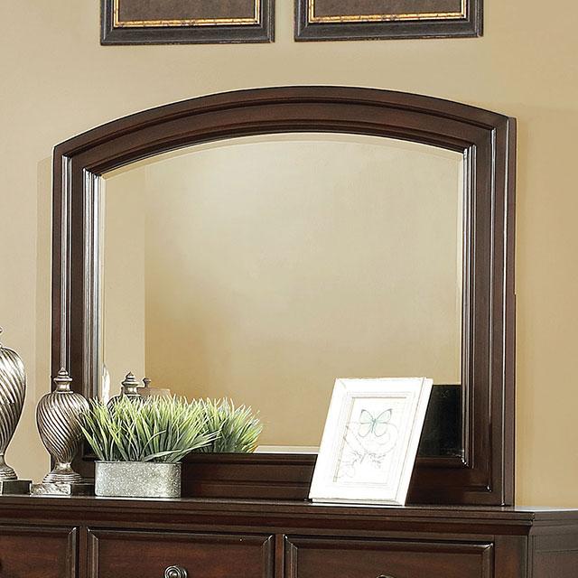 Castor Brown Cherry Mirror - Furniture 4 Less Outlet (Salinas,CA)