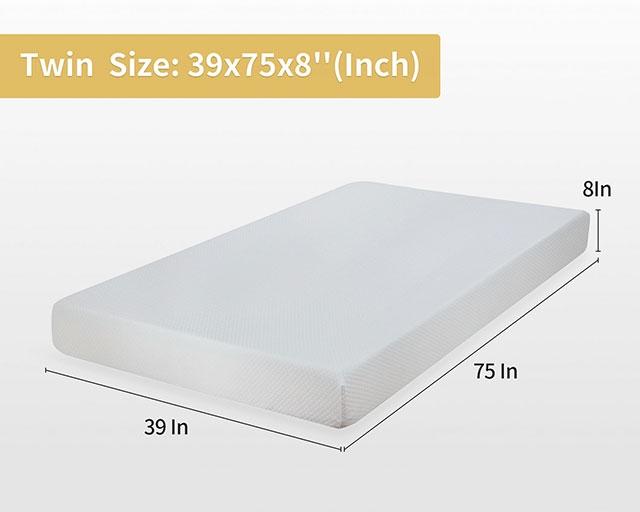 Artemisia 8" Cal. King, E.King, Full, & Queen Memory Foam Mattress - Furniture 4 Less Outlet (Salinas,CA)